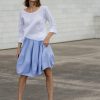 Skirt Tanja, sky blue - Valentina Design