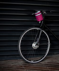 Bicycle snack bag, pink - Valentina Design