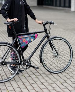Bicycle bag large, pink-colored - Valentina Design